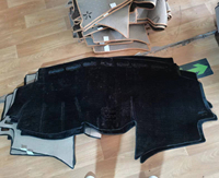 Housse de tableau de bord de voiture en nylon de haute qualité M4 pour Highlander, kits de tableau de bord personnalisés