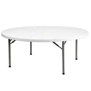 Hotsale 8-10 người ngoài trời tiệc bảng nhựa tròn gấp bàn ghế bảng cho tiệc cưới - Product Image 2