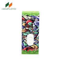 Boîtes à cartouches d'huile en carton avec tiroir coulissant, impression UV personnalisée, boîte en carton pour cartouches d'huile 1g 2g, emballage de cartouches d'huile à l'épreuve des enfants avec fenêtre