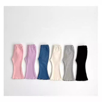 Pantalons évasés pour enfants d'été, pantalons décontractés pour filles, vêtements pour bébés printemps et automne