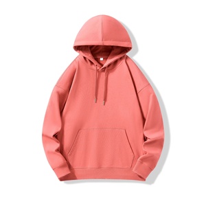 Sudadera con Capucha Extra Grande Unisex Personalizada, 330 g/m², 100 % Algodón, Felpa Francesa Roja con Cordón Ajustable - Product Image 4