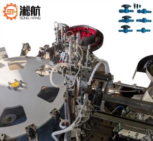 Máquina de ensamblaje de válvula de plástico Máquina de ensamblaje de válvula de bola y válvula de agua Uso de tazón alimentador vibratorio y máquina de ensamblaje - Product Image 2