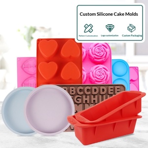 Moule à pâtisserie demi-cercle cœur rose fleur pour gâteau mousse pain, compatible four, nouveauté 2024, offre spéciale - Product Image 2