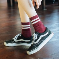 Botte de chanvre noire grise personnalisée en bambou Pride Mid Crew Robe d'affaires Chaussettes de travail pour femmes