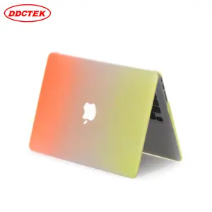 Kleurrijke computer hard shell snap-fit ontwerp afneembare laptop cover case voor apple laptop macbook pro