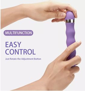 Vibratore Dildo Multi-Velocità per Punto G con Marchio Privato, Mini Vibratore a Rosa per Stimolazione Clitoridea, Bacchetta Vibrante AV per Donna - Product Image 3