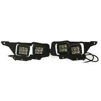 Accessoires pour VTT UTV Kit de phare Led Support de montage pour pilier A avec 3x3 "Led Pods Phares de travail pour 14-16 Polaris RZR XP1000