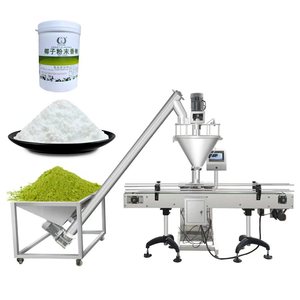 Machines de remplissage semi-automatiques à vis pour poudres de carbonate de sodium et de <span class=keywords><strong>bicarbonate</strong></span> de sodium en bouteilles et en sachets - Product Image 5