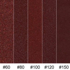 40 60 Körnungen Nass-und Trockenwasser-beflock tes Schleifpapier Rotes rundes Sandpapier Rückseite Samts chleifpapier Schleifpapier-Werkzeug - Product Image 2