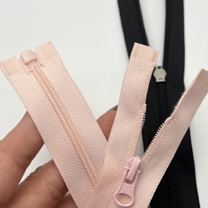 Vente directe d'usine de 3 exemplaires #   <span class=keywords><strong>Fermeture</strong></span> éclair <span class=keywords><strong>double</strong></span> <span class=keywords><strong>face</strong></span> en nylon à extrémité ouverte avec tirette lisse, non sujette aux blocages - Product Image 5