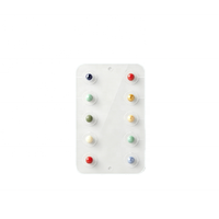 Kit d'Autocollants et de Plaques d'Acupression pour Points Auriculaires, pour Thérapie d'Acupression Douce