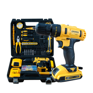 איכות גבוהה חדש סגנון 24 <span class=keywords><strong>V</strong></span> ליתיום סוללה כוח אלחוטי יד השפעה תרגיל סט עם חלקי חילוף חשמלי אלחוטי תרגיל כלי - Product Image 1
