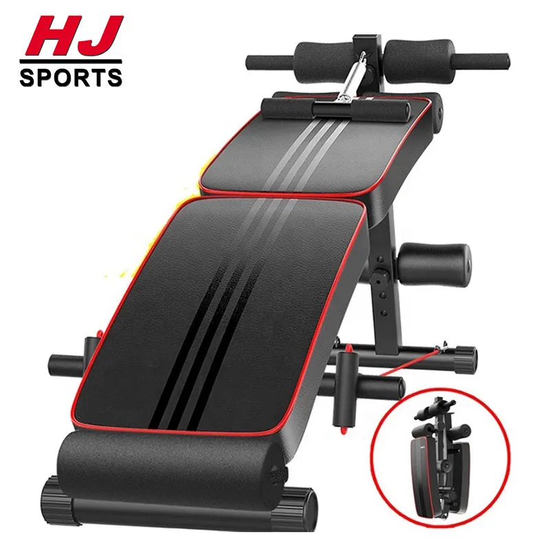 HUIJUN – banc abdominaux réglable et multifonction, équipement de Fitness, HJ-10036