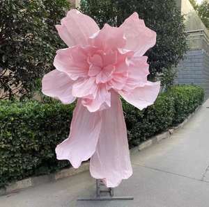 Grands fleurs en papier géantes faites à la main pour projets artistiques, décoration de scène de mariage, fleurs artificielles en papier - Product Image 6