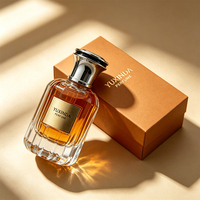 Échantillon gratuit, étiquette personnalisée, flacon de parfum vide en verre rechargeable de haute qualité de 30 ml, 50 ml, 100 ml avec bouchon en métal