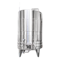 Cuve de Fermentation de Vin en Acier Inoxydable 10hl 20hl 30hl 50hl avec Chemise de Refroidissement pour Vin de Fruits