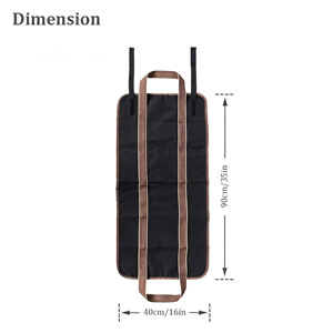 <span class=keywords><strong>Sac</strong></span> de transport portable <span class=keywords><strong>pour</strong></span> bûches de bois de chauffage, <span class=keywords><strong>pour</strong></span> le camping, le barbecue et les activités de plein air, <span class=keywords><strong>sac</strong></span> de rangement <span class=keywords><strong>pour</strong></span> bois de chauffage en tissu Oxford avec poignée - Product Image 2