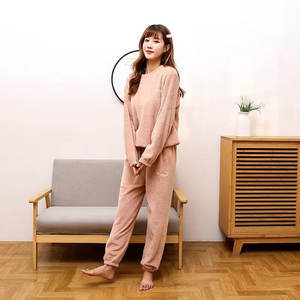 3 dollari modello RCK001 da <span class=keywords><strong>donna</strong></span> morbidi morbidi <span class=keywords><strong>pantaloni</strong></span> in <span class=keywords><strong>pile</strong></span> ampio <span class=keywords><strong>pigiama</strong></span> Set <span class=keywords><strong>pigiama</strong></span> da <span class=keywords><strong>donna</strong></span> <span class=keywords><strong>pigiama</strong></span> - Product Image 2