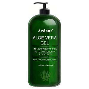 Gel Hidratante Herbal de Aloe Vera, Calmante, Humectante y Reparador para el Rostro, para Todo Tipo de Piel, Uso Nocturno - Product Image 4