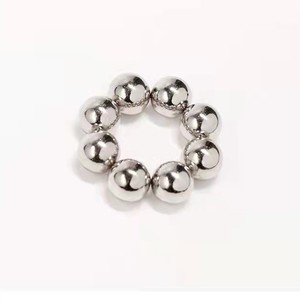 Juego de anillos para pene masculino con cuentas magnéticas, 12 piezas de 5 mm a 10 mm, para mejorar el rendimiento sexual masculino y controlar el tiempo de eyaculación. - Product Image 3