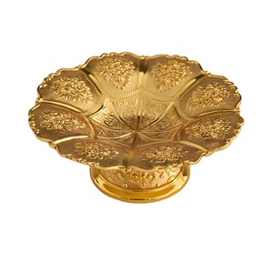 Vajilla de Metal para Dulces, Platos Decorativos Turcos para <span class=keywords><strong>el</strong></span> Hogar, Bodas, Venta - Product Image 1