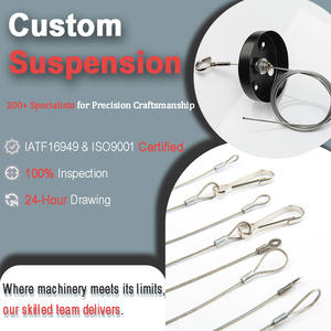 Kit de <span class=keywords><strong>suspension</strong></span> personnalisé avec câble métallique et crochet de plafond, longueur réglable, pour lustre DIY, pot de <span class=keywords><strong>plante</strong></span>, éclairage sur rail LED - Product Image 1