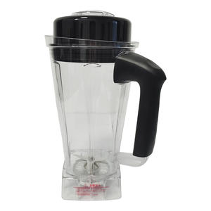 Blender électrique rond Ideamay 2L avec lames en acier inoxydable, poignée en plastique noir durable, pot en verre, <span class=keywords><strong>pour</strong></span> la maison - Product Image 1