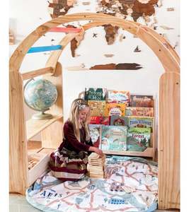Tienda de campaña de madera Montessori para jardín de infantes, soporte de juego para niños, guardería, casa de juegos preescolar y muebles de biblioteca para uso en el dormitorio - Product Image 5