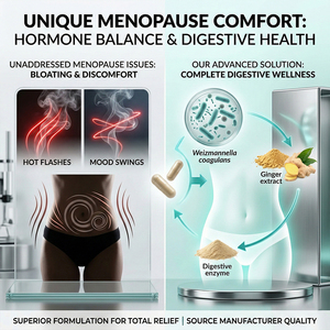 Suplemento de Apoyo para la Menopausia Comfort con Vitamina B6 - Cápsulas de Gel Suave para el Alivio Natural de los Brotes de Calor y el Apoyo del Estado de Ánimo, Uso en Adultos - Product Image 4