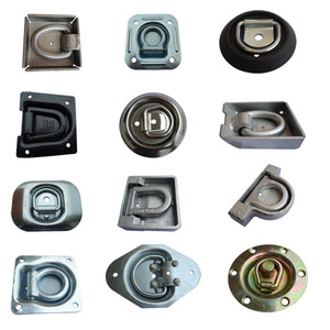 Hàng hóa kiểm soát Bolt-on lõm <span class=keywords><strong>D</strong></span>-<span class=keywords><strong>Ring</strong></span> Tie Neo tuôn ra gắn kết Weld-on xoay Pan phù hợp kẽm mạ hộp 3000 lbs phá vỡ - Product Image 5