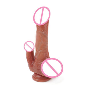 Vibratore Dildo grande realistico da 12 pollici per le donne quantità di ordine minimo che spinge il Silicone liquido preservativo di riscaldamento - Product Image 4