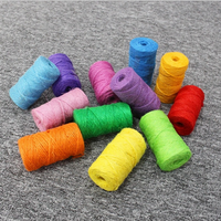 En gros personnalisé de haute qualité teint couleur naturel chanvre Jute corde rouleau Jute ficelle couleur 2mm cordon cadeau emballage corde 100M