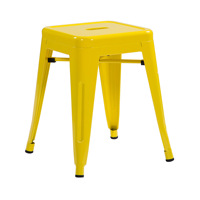 Tabourets de bar en métal modernes, simples, personnalisables, durables et écologiques, en stock chez le fabricant, élégants pour les restaurants commerciaux