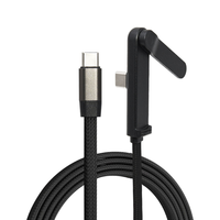 Nouveauté : Câble de charge rapide PD 60W avec support de téléphone, câble de données tressé en nylon, vente flash