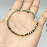Bracelet de fête en perles de quartz multicouches plaqué or fait main, style bohème, vente en gros