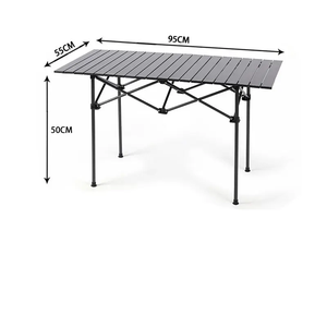 Mesa de Picnic Plegable Multifuncional de Metal Rodante de Entrega Rápida, Mesa de <span class=keywords><strong>Camping</strong></span> de Aluminio para Cocina de <span class=keywords><strong>Camping</strong></span> - Product Image 6