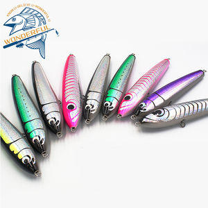 Señuelo de pesca de lápiz de madera, anzuelo flotante de 240mm120g 260mm140g, hecho a mano - Product Image 2