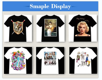Machine d'impression T-Shirt Vêtement Textile Direct Vers A3 Pour Prix Numérique Grand Format Double Tête A2 Tshirt Dtg Imprimante Industrielle