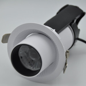 Đèn <span class=keywords><strong>LED</strong></span> âm trần hiện đại bằng nhôm IP44 có thể điều chỉnh độ sáng, một đầu chiếu sáng - Product Image 6