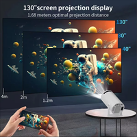 HY300 Pro Home Use Android 12 Dual WIFI Proyector Full Hd Mini proyector portátil LED Teléfono móvil Smart Tv Proyectores