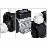 Pompe de bain à hydromassage 1 CV, sans marque, interrupteur pneumatique OEM, prise UE 50 mm, pieds en aluminium, 220 V, pompe à eau pour spa et bain à remous, étiquette neutre