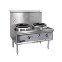 Cuisinière à gaz commerciale, support de cuisine robuste de grande puissance, brûleur de Wok en acier inoxydable, cuisinière à gaz