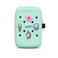 Pochette personnalisée en silicone pour gobelet avec poche pour téléphone et cartes, sac de rangement pour tasses avec breloques interchangeables