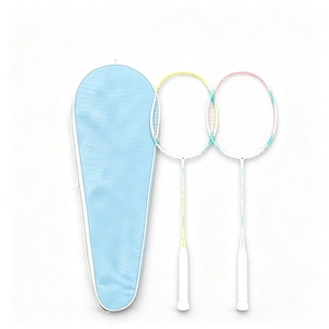 Superior Carbon Fiber 3U Heavy Power Light Weight High Quality <b>Badminton</b> Racket Aero Dynamic Built-In T-Joint Competitive Play - Product Image 1
