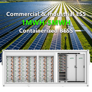 Contenedor ESS LiFePO4 Todo en Uno, Listo para Usar, de 1~5MWh, Solución de Almacenamiento de Energía Comercial Preensamblada para Sistemas Híbridos <span class=keywords><strong>Solares</strong></span> y Eólicos - Product Image 1