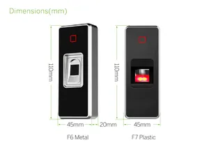 Đơn giản Đầu đọc dấu vân tay điều khiển truy cập wiegand26 vân tay thiết bị đầu cuối sinh trắc học RFID Hệ thống kiểm soát truy cập - Product Image 2