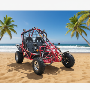 Go Kart de Gasolina de 200cc y 4 Tiempos, 60km/h, Transmisión por Cadena, Buggy de Carreras para Adultos - Product Image 1