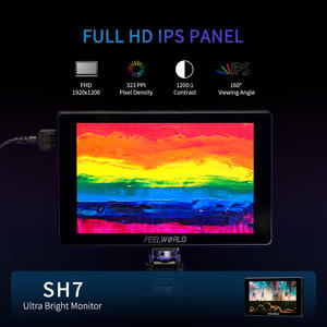 FEELWORLD SH7 Hmi Resolución Capacitiva Muti-touch Customtft Spi Display Monitor Full Hd de 7 pulgadas con Monitor de cámara SDI HDMI - Product Image 2