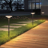 Lampes de jardin d'extérieur en forme de champignon à insérer dans le sol, LED étanches IP54, ambiance lumineuse pour jardins, villas, gazebos, cours