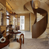 Vitrine de comptoir en verre LED personnalisée pour boulangerie, café, bar, présentoir pour pâtisserie, design de magasin, aménagement complet d'intérieur